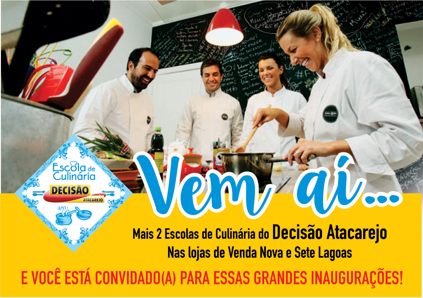 Vem aí: Escola de Culinária Decisão Atacarejo